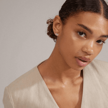 Pilgrim Rogue Silver Circles Earrings