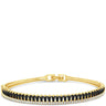 Absolute Gold & Black Baguette Bangle