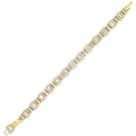 Absolute Gold & Clear Crystal Bracelet
