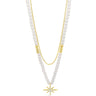 Absolute Gold & Pearl Star Necklace