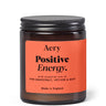 Aery Positive Energy Scented Jar Candle - Pink Grapefruit, Vetiver & Mint