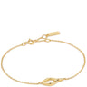 Ania Haie Making Waves Wave Link Gold Bracelet