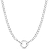 Ania Haie Pop Charms Silver Curb Chain Charm Connector Necklace
