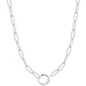 Ania Haie Pop Charms Silver Link Chain Charm Necklace