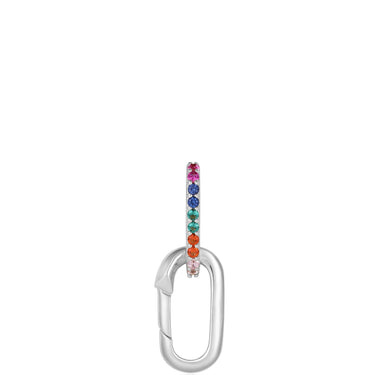 Ania Haie Pop Charms Silver Rainbow Charm Connector