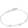 Ania Haie Taking Shape Silver Twisted Wave Chain Bracelet