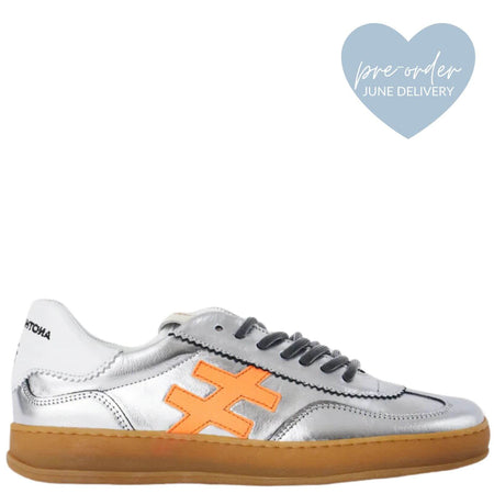 Another Trend Silver & Orange Metallic Sneakers *PRE-ORDER*