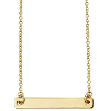 BeJeweled Bespoke Gold Plate & Chain