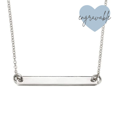 BeJeweled Bespoke Silver Plate & Chain - 'What If It Does...'