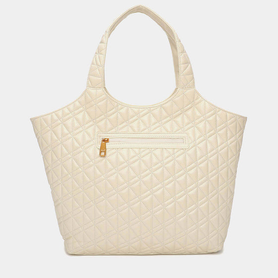 Binnari Ella Cream Shopper Bag