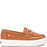 Carmela Tan Leather Slip On Shoes