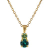 Caroline Svedbom Gold Leah Necklace - Green Combo