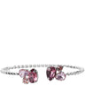 Caroline Svedbom Silver Alisia Bangle - Violet Combo