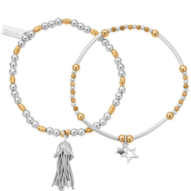 ChloBo Wishful Bracelet Set - Two Tone