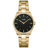 Cluse Feroce Petite Gold Watch - Black