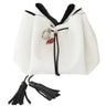 Donna May Vegan Drawstring Bag - Porcelain