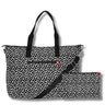 donna-may-weekender-bag-black-white-spot