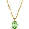 Dyrberg Kern Barga Gold Necklace - Light Green