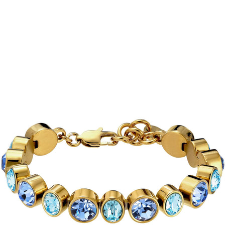 Dyrberg Kern Elaine Gold Bracelet - Aqua Blue