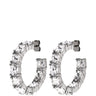Dyrberg Kern Gretia Silver Earrings - Clear