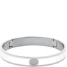 Dyrberg Kern Pennika Silver Bangle - White
