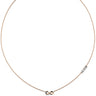 Guess Endless Dream Rose Gold Infinity Logo Necklace