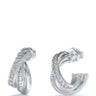 Guess Perfect Links Mini Hoop Earrings - Silver