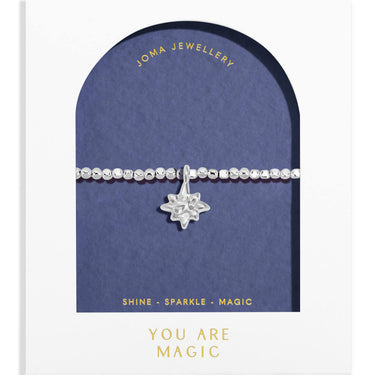 Joma Jewellery bracelet on a branded card with motivational text