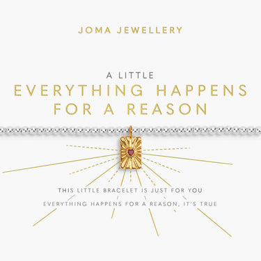 Joma Jewellery bracelet with motivational quote on a white background