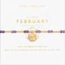 Joma February Birthstone Gold Bracelet