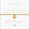 Joma First My Sister Forever My Friend Bracelet - Gold