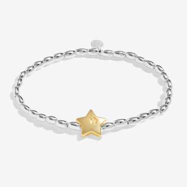 Joma Gift Boxed Star Merry Christmas Bracelet - Two Tone