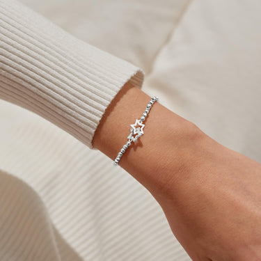 Joma Life Is Better With True Friends Hammered Bead Bracelet