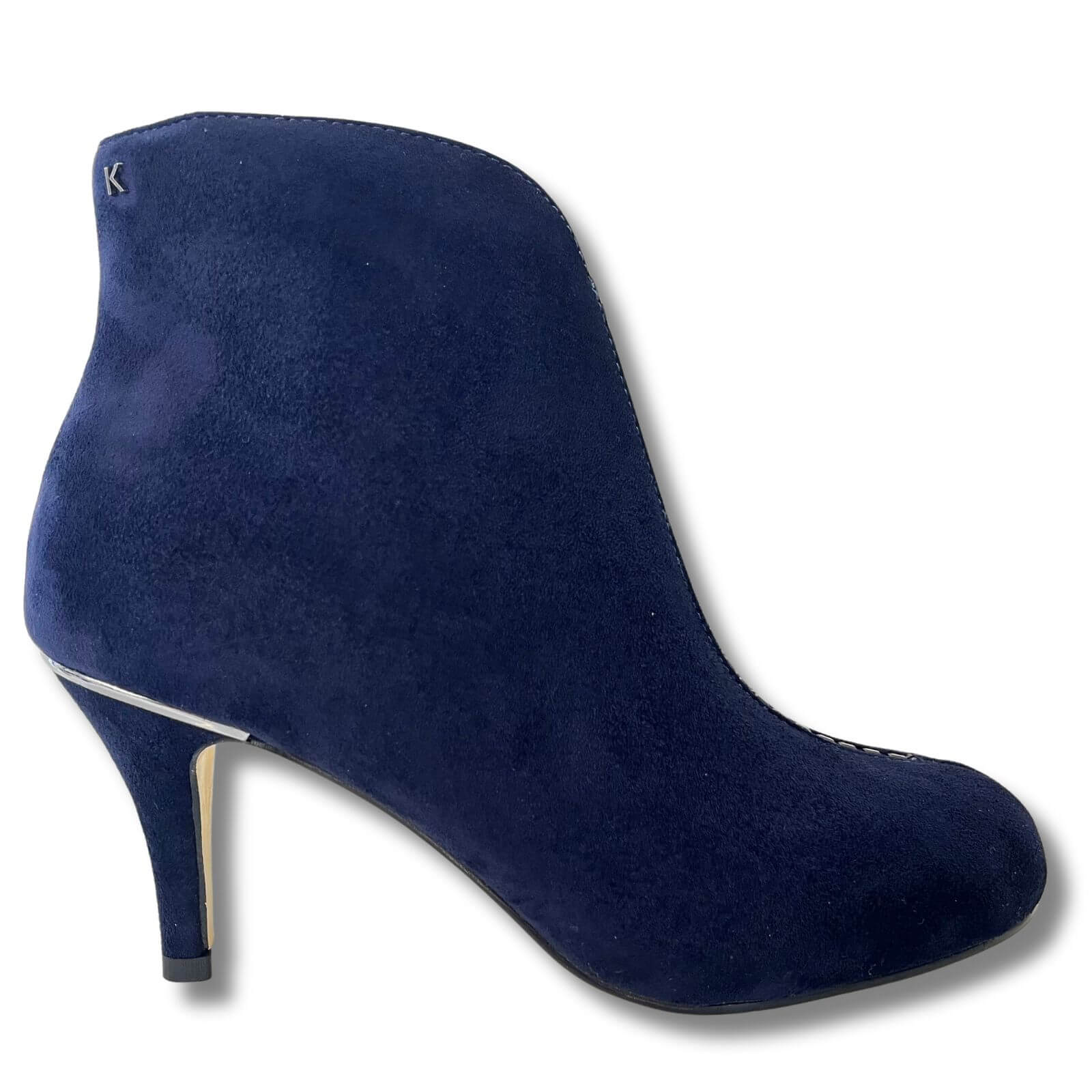 Kate Appleby Ruckinge Kitten Heel Shoe Boots Navy – Bejeweled