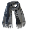 ladies grey scarf with tassels