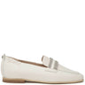 NeroGiardini Slimline Cream Leather Loafers