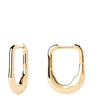 PDPAOLA Gold Magma Hoop Earrings