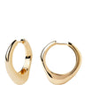 PDPAOLA Gold Riba Hoop Earrings