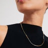 Pilgrim Alison Gold Brown Green Dainty Bead Necklace