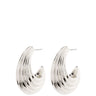 pilgrim-asle-silver-large-ridged-hoop-earrings