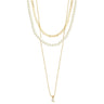 Pilgrim Baker Gold 3 In 1 Necklace