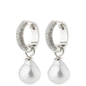 Pilgrim Edelle Pearl Silver Drop Earrings