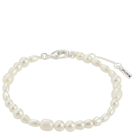 Pilgrim Elliana Silver Pearl Bead Bracelet