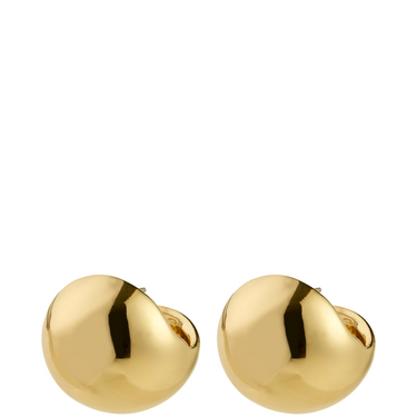 pilgrim-jace-gold-large-dome-half-hoop-earrings