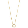 Pilgrim Rogue Gold Crystal Halo Necklace