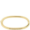 Pilgrim Star Gold Clear Crystal Oval Bangle