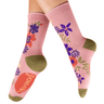 powder-floral-spray-ankle-socks-candy pink