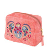 Powder Matryoshka Doll Velvet Make Up Bag - Petal