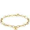 Qudo Amoa Oval Link Bracelet - Gold