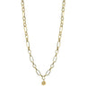 Qudo Amoa Oval Link Necklace - Gold